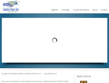Tablet Screenshot of cambriashores.com